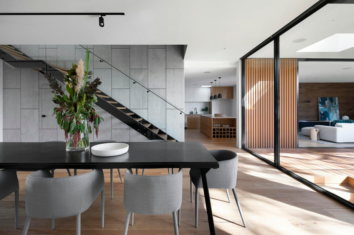 Inviting residence with an open living area and garden views